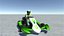 Low Poly Kart With Player - 14
