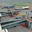 3d international airport vehicles planes model