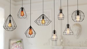 3D model 10 Collection  Pendant Steel Lamps