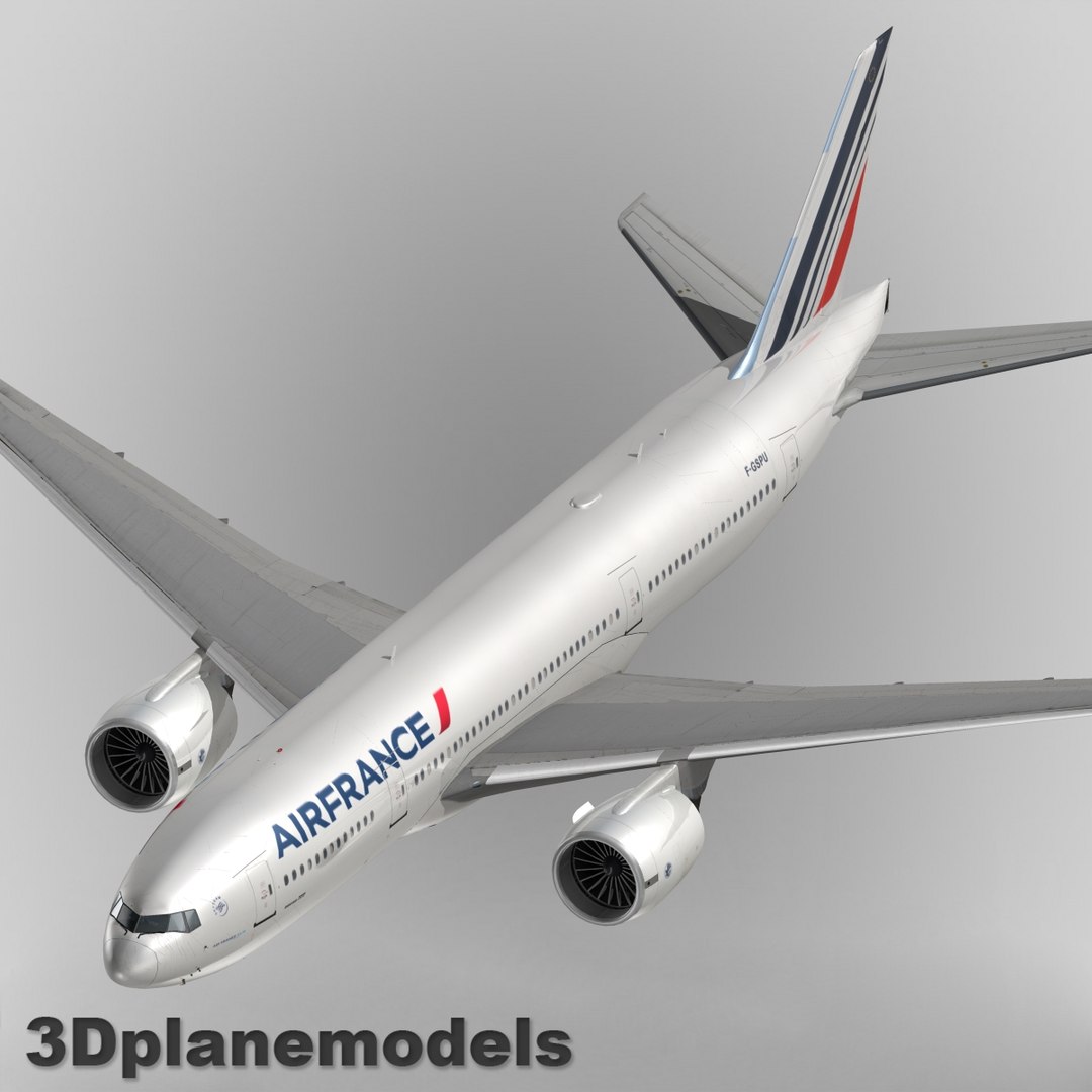 3d Model Of Boeing 777-200er