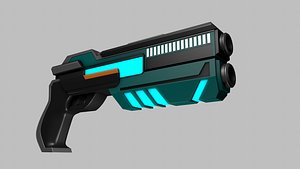 3D Sci Fi Gun