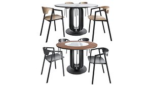 3D Charme dining table and S A C Dining Chair