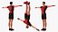 3D fitness trainer rigged exercises