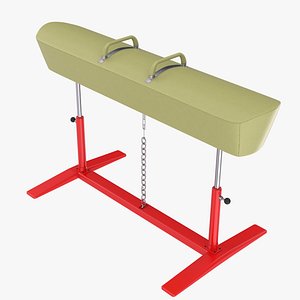 3D Pommel Horse - Red