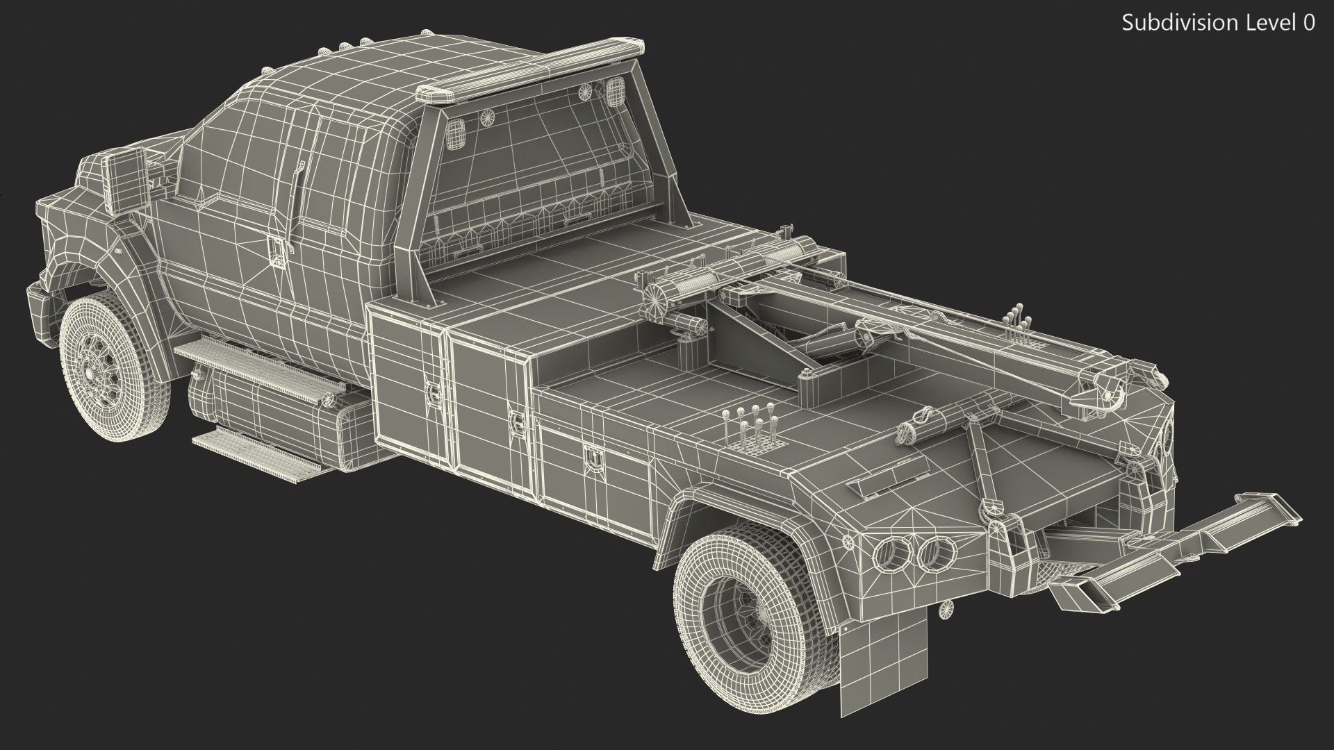 Heavy duty tow truck model - TurboSquid 1506899