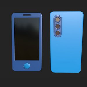 Cell phone Mobile Cartoon 3D model