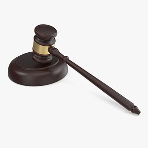 gavel mallet 3D model