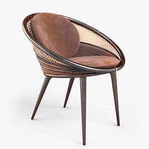Ndebele Chair by Alma De Luce 3D model