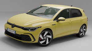 3D model Golf 8 2022