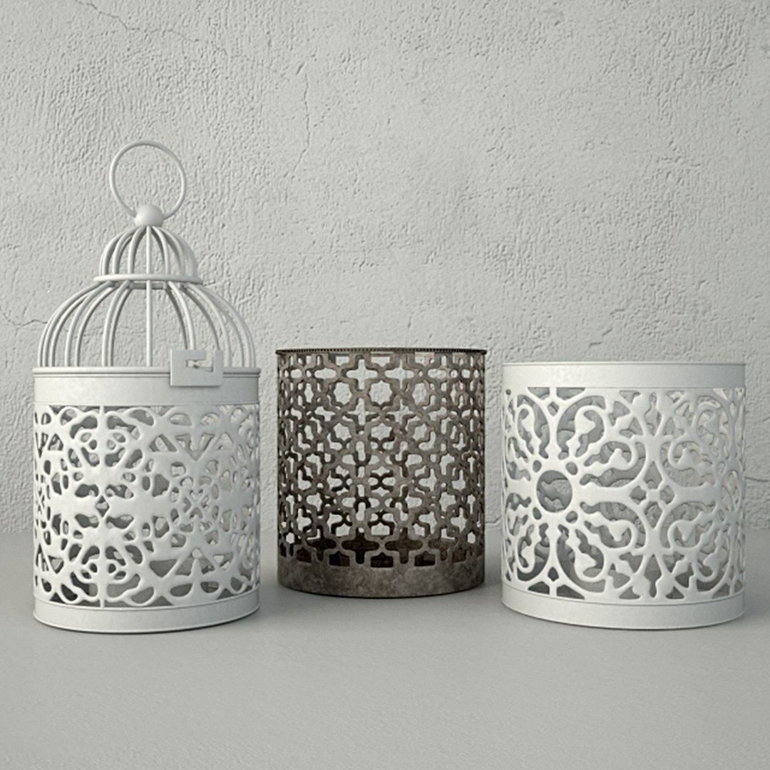 Tealight Holders Zara Home Model TurboSquid 1192742