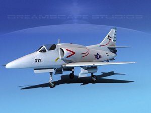 3d skyhawk douglas a-4 a-4g