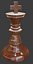 Juego de ajedrez de madera PBR
