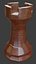 Juego de ajedrez de madera PBR