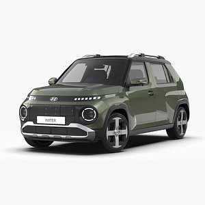 3D Hyundai Inster 2025