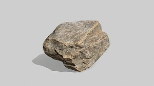 3D stone rock