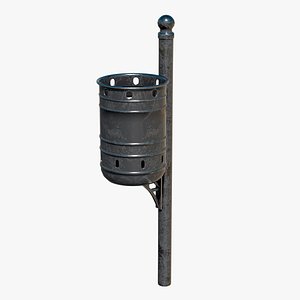 Vintage Street Trash Bin