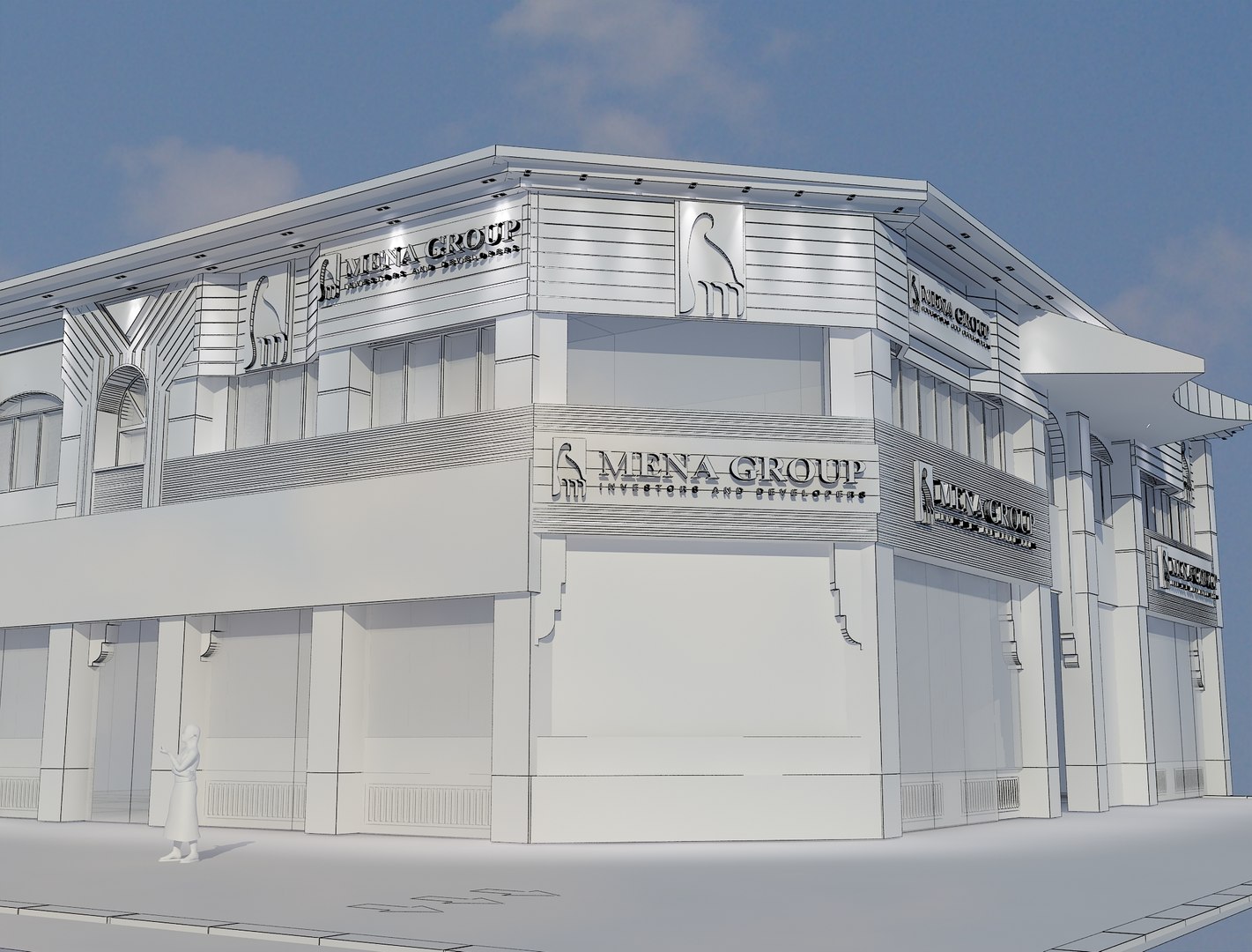 Arch Industrial Building Model - TurboSquid 1594299