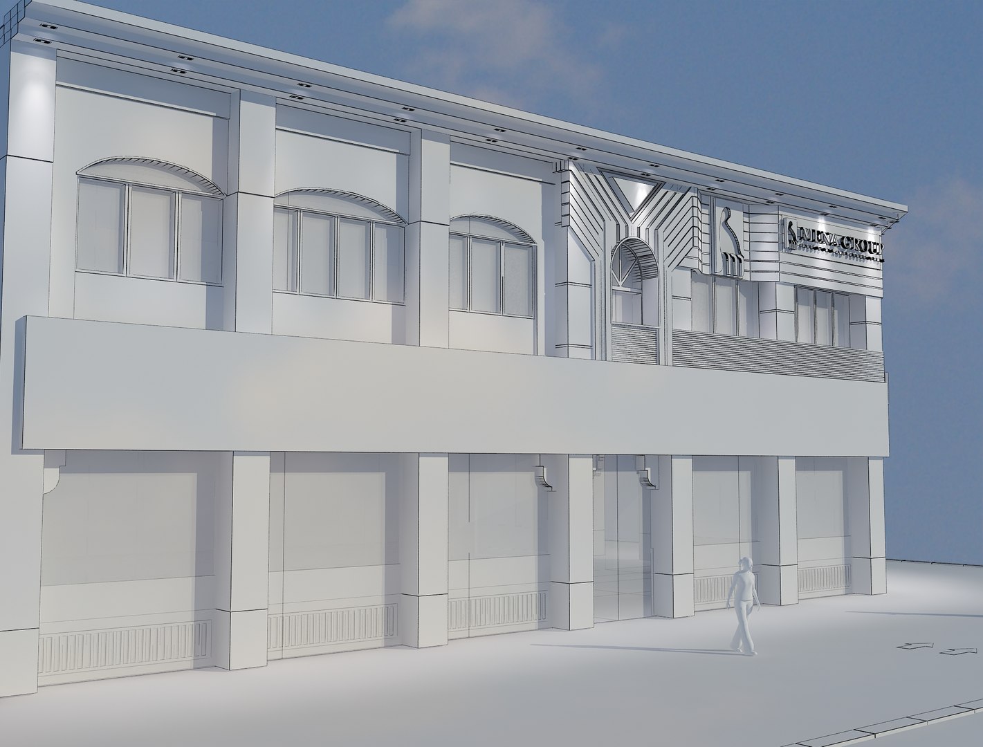 Arch Industrial Building Model - TurboSquid 1594299