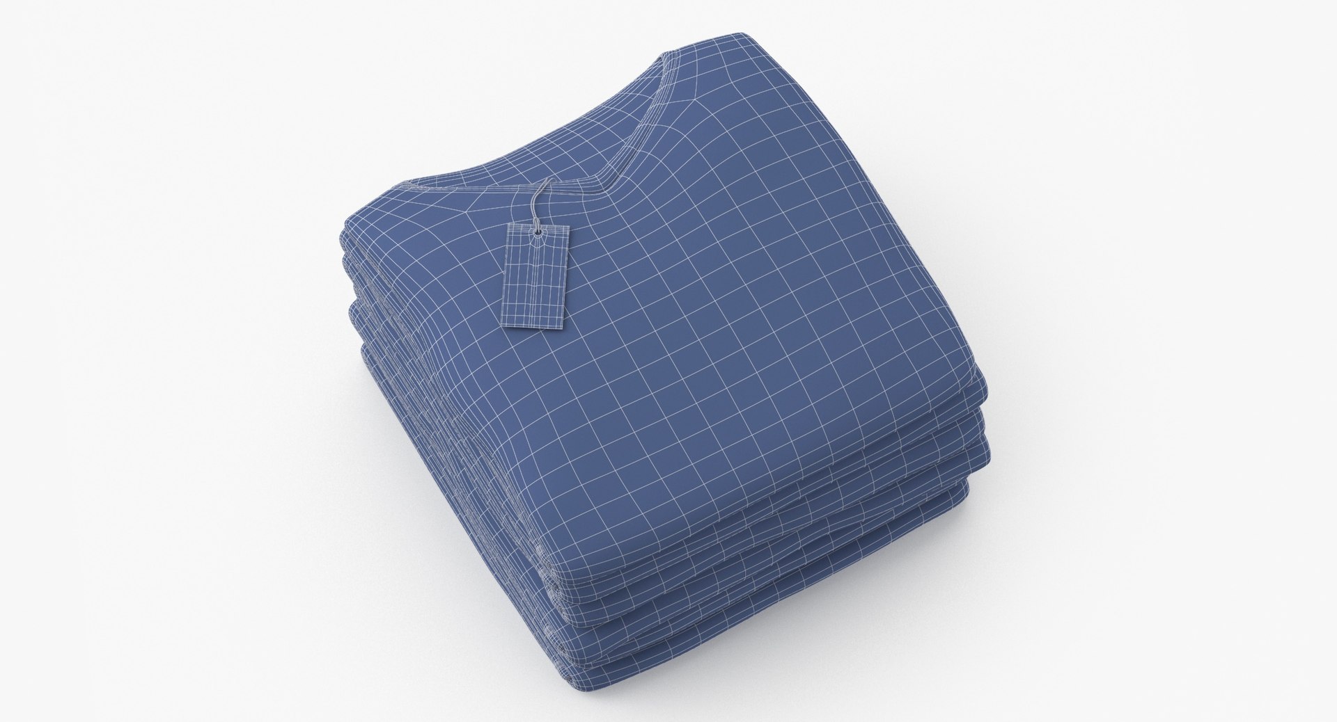 Folded Sweater V Neck 6 Pile Color Variations 3D model - TurboSquid 2052353