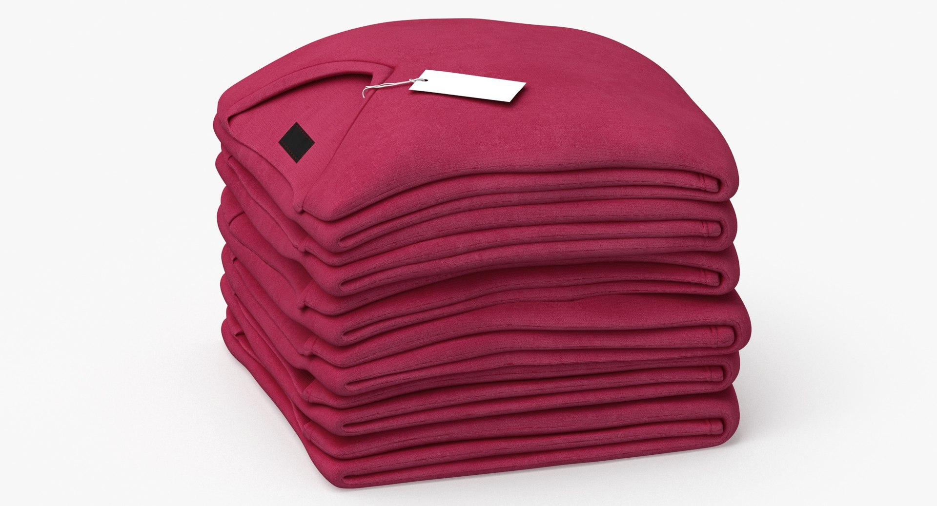 Folded Sweater V Neck 6 Pile Color Variations 3D model - TurboSquid 2052353