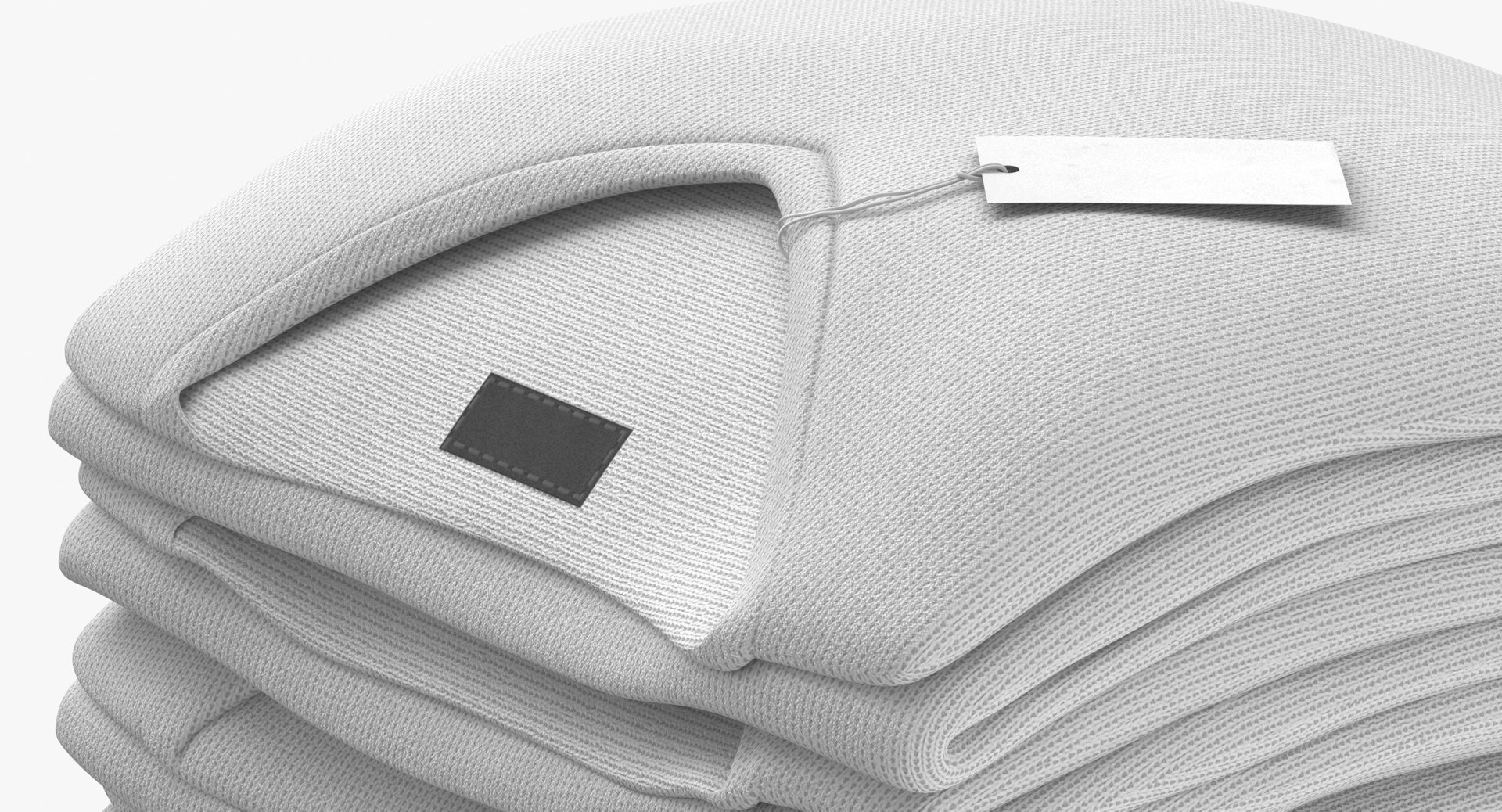 Folded Sweater V Neck 6 Pile Color Variations 3D model - TurboSquid 2052353