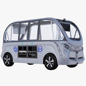 Navya Electric Bus Gray