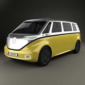 3D volkswagen buzz id