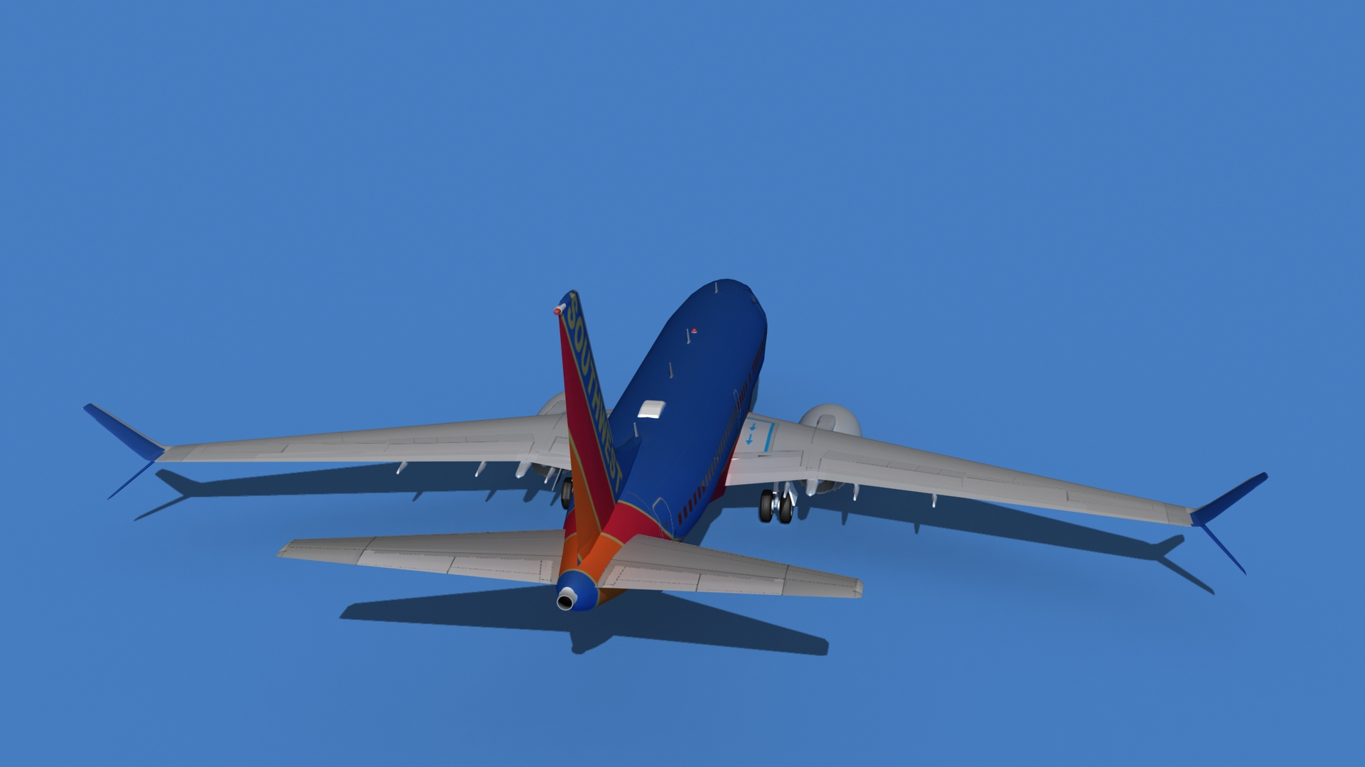 3D Boeing 737 Max 7 Southwest Airlines model - TurboSquid 1760832