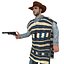 Cowboys P LOD1 Rigged Pack