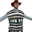 Cowboys P LOD1 Rigged Pack