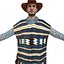 Cowboys P LOD1 Rigged Pack