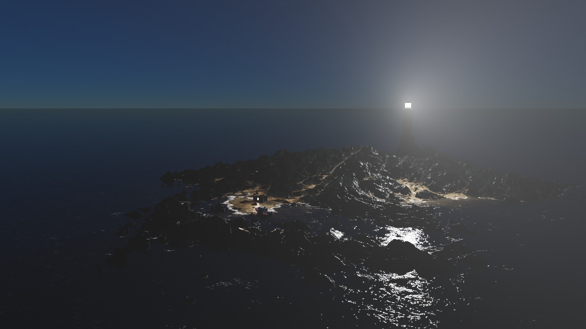 The Lighthouse Rock Model - TurboSquid 1950853
