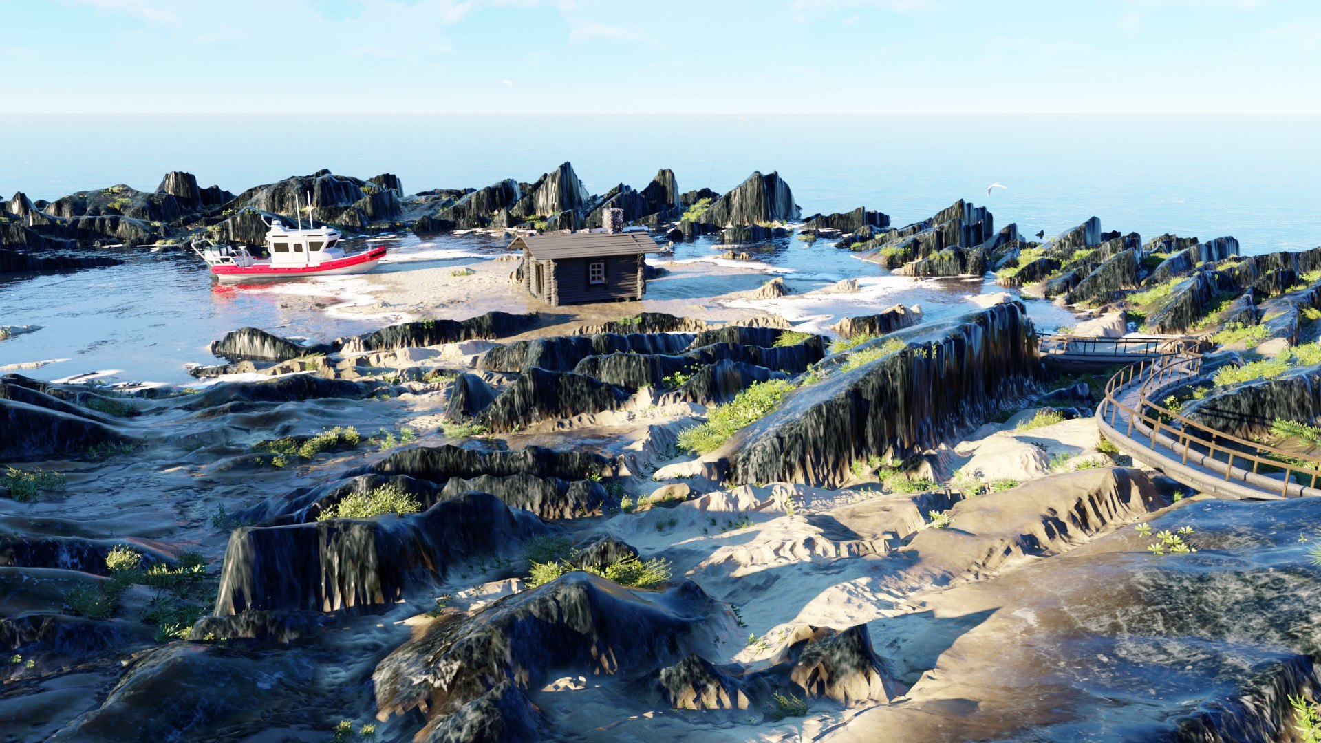 The Lighthouse Rock Model - TurboSquid 1950853