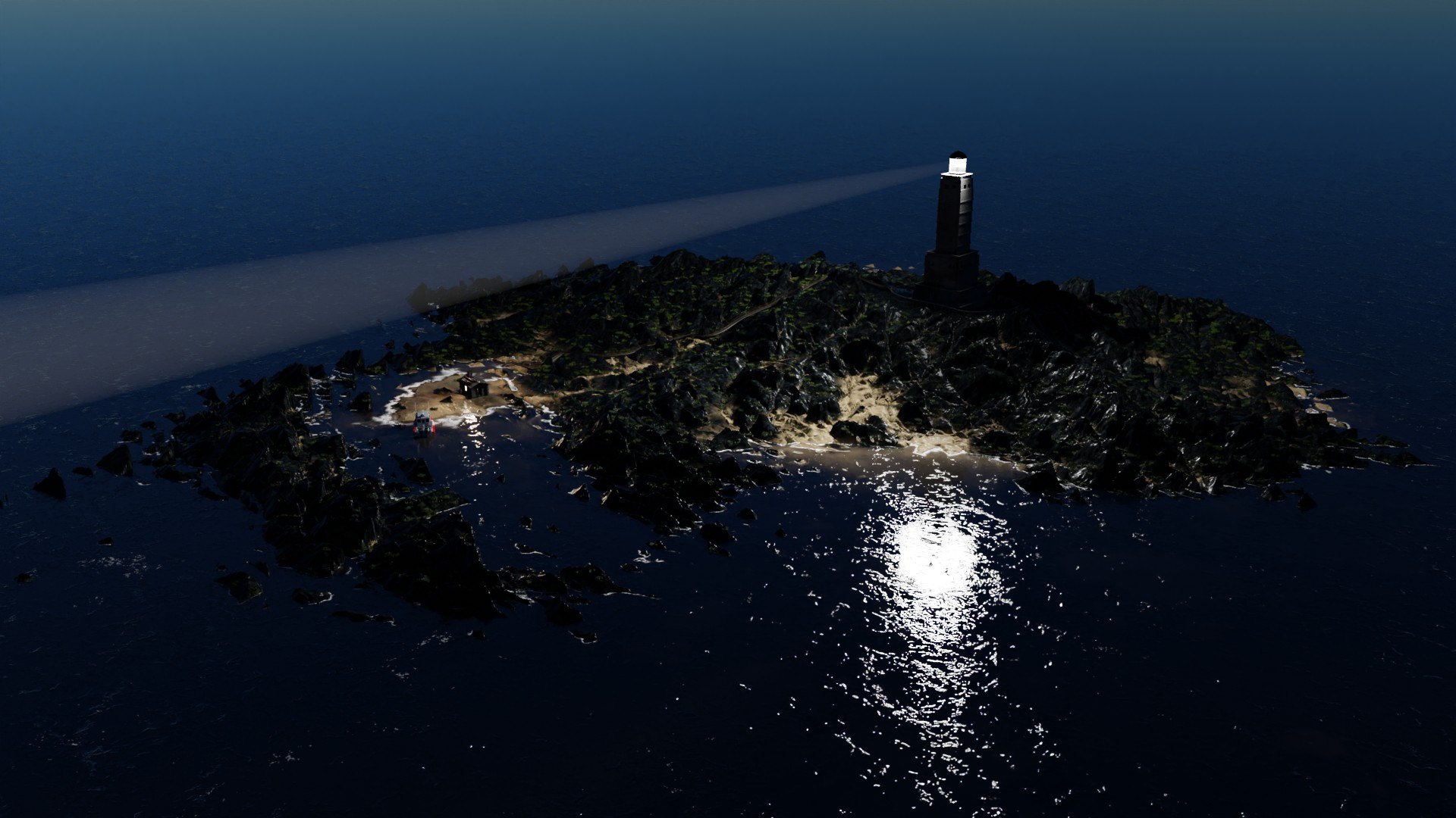 The Lighthouse Rock Model - TurboSquid 1950853