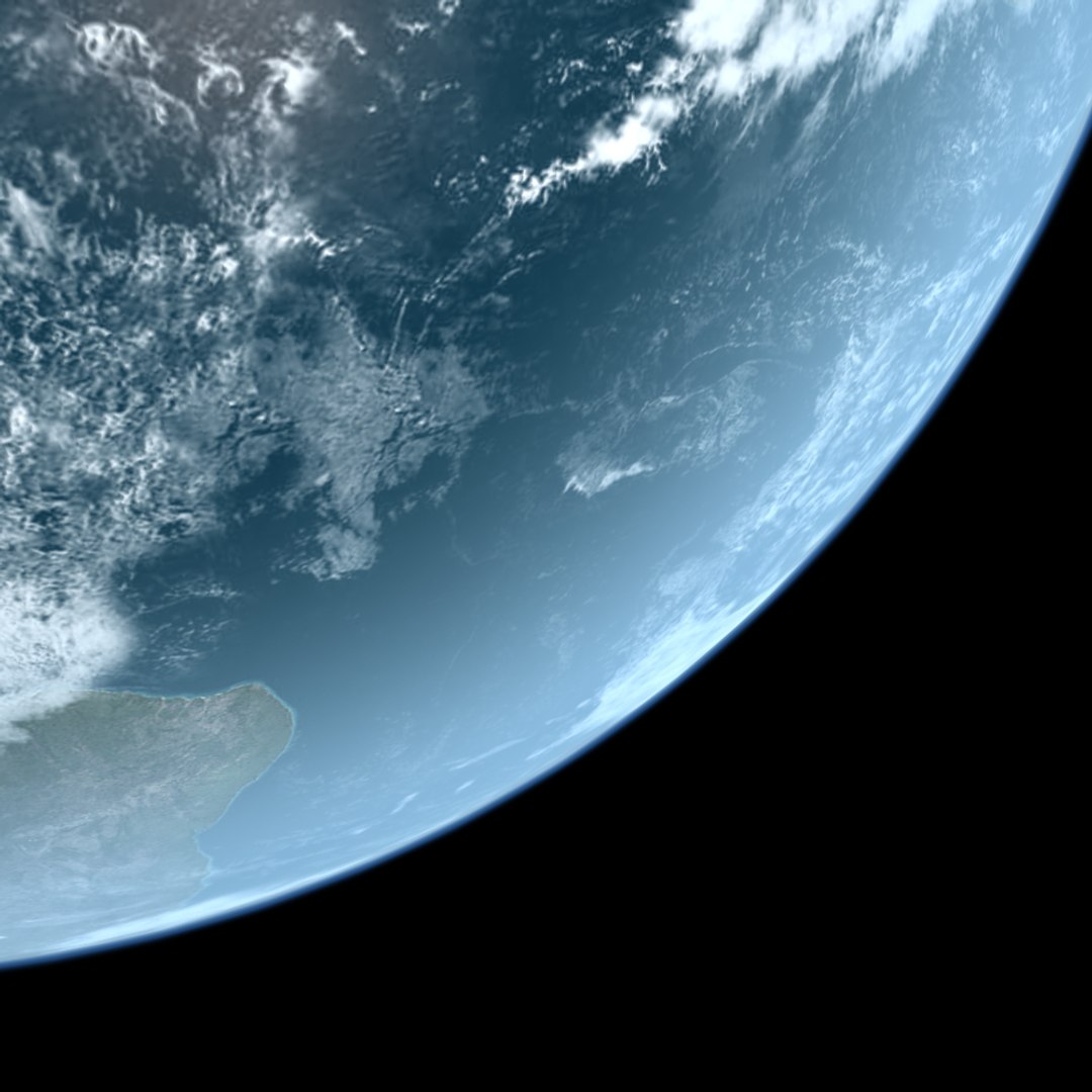 earth cloud 3d model