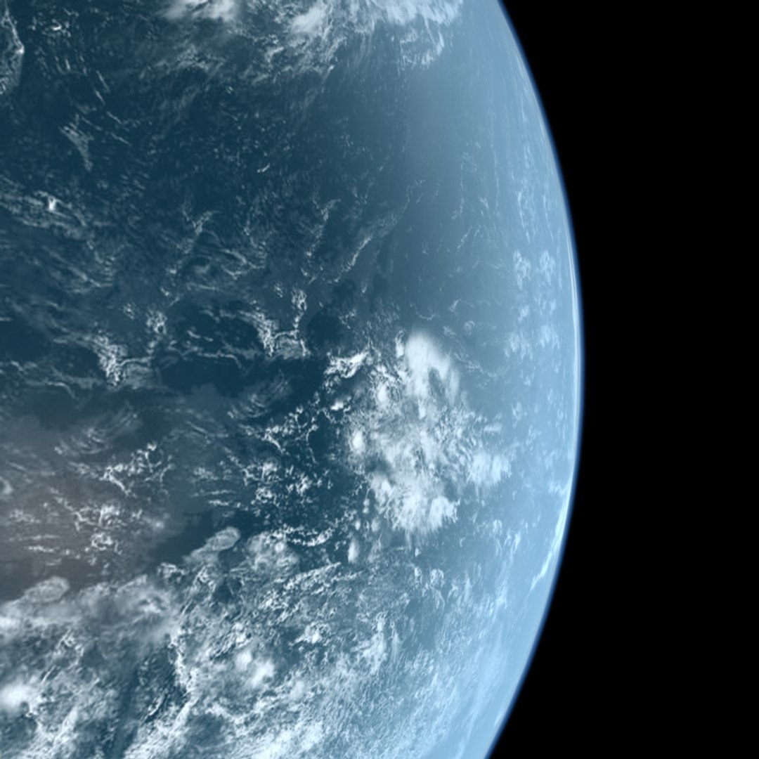 earth cloud 3d model