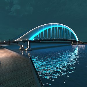 3D arch bridge model