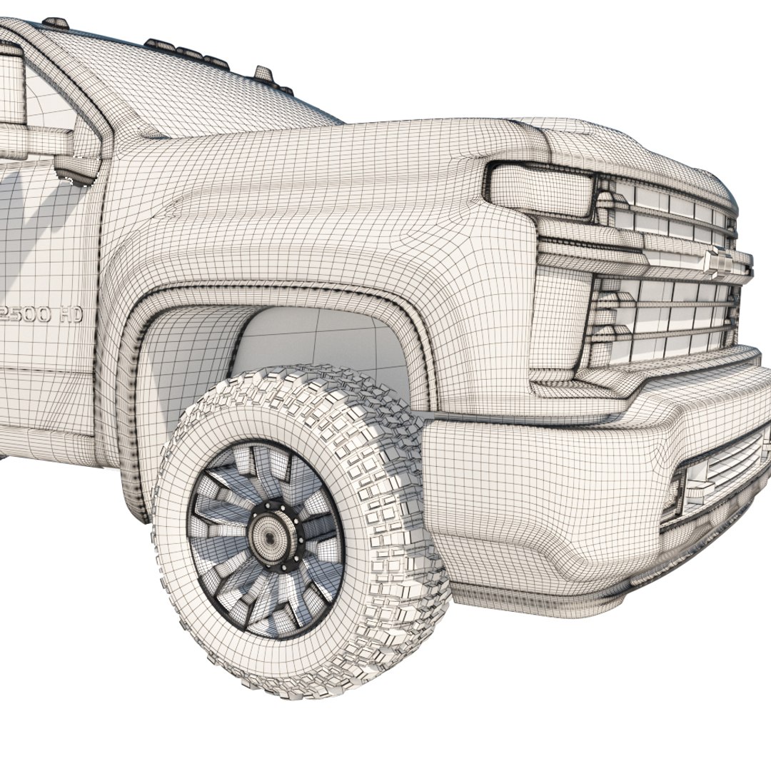 2020 Chevrolet Silverado 2500 3D Model - TurboSquid 1569603