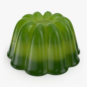 Lime Jelly Dessert model
