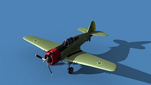 3D model Curtiss H-75C Mohawk V19 Brazil