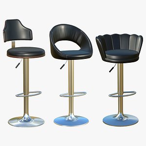 3D model Bar Stool Chair V39