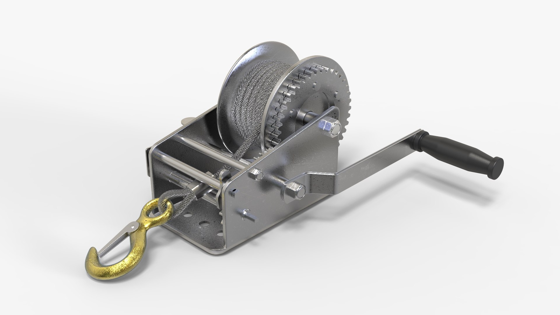 Manual Winch 3D Model - TurboSquid 1716992