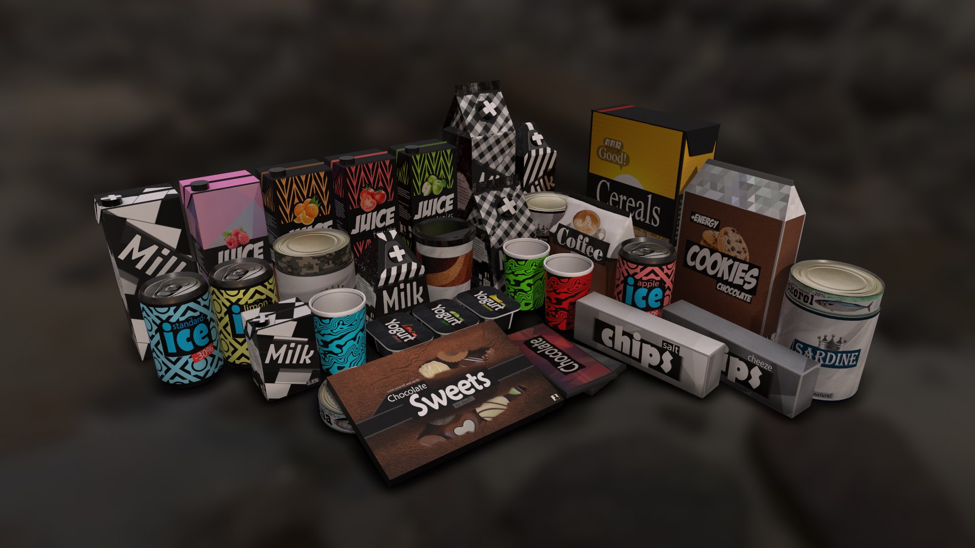 Free Foods Meals Eating 2k 3D Model - TurboSquid 1604528