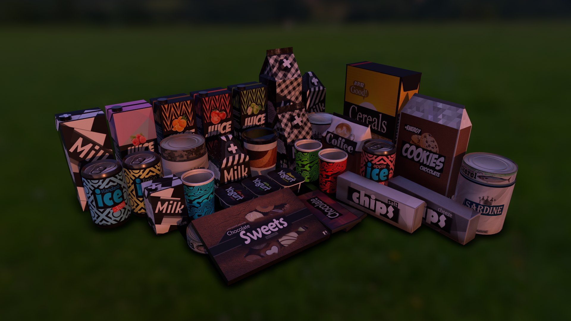 Free Foods Meals Eating 2k 3D Model - TurboSquid 1604528