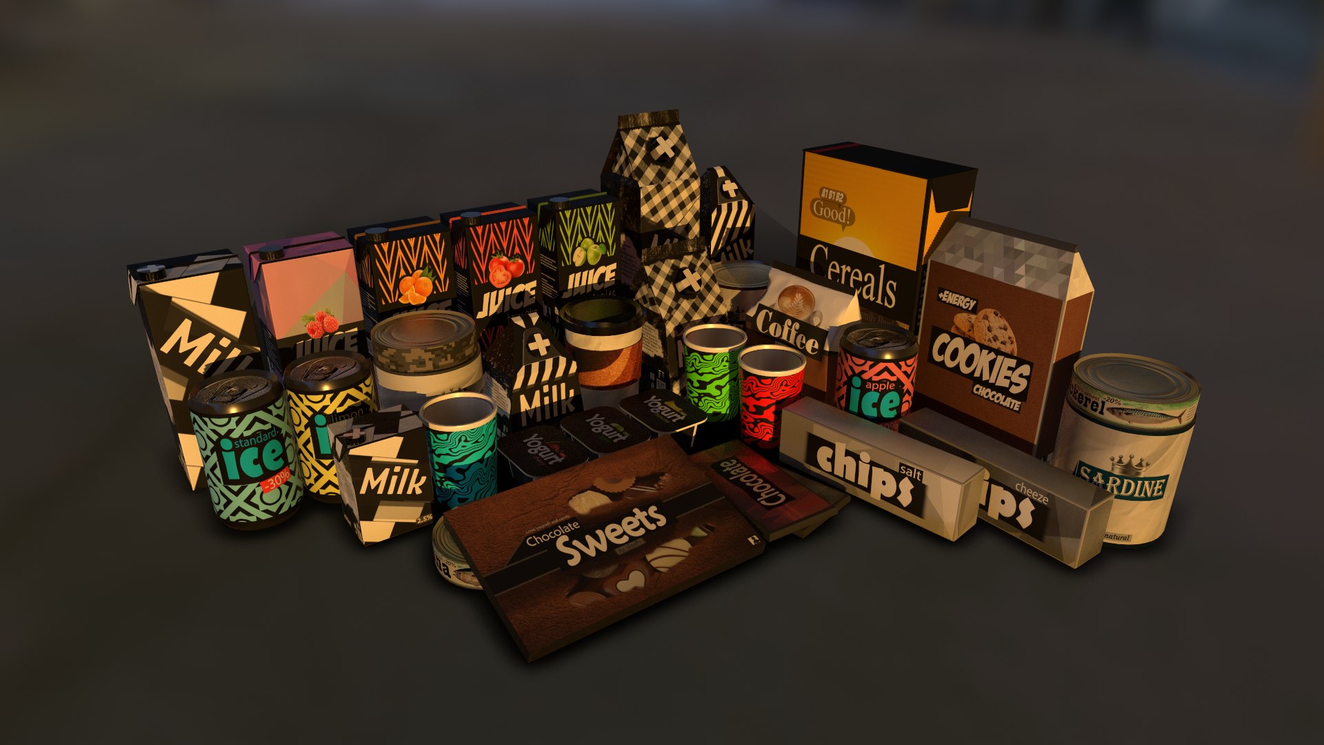 Free Foods Meals Eating 2k 3D Model - TurboSquid 1604528