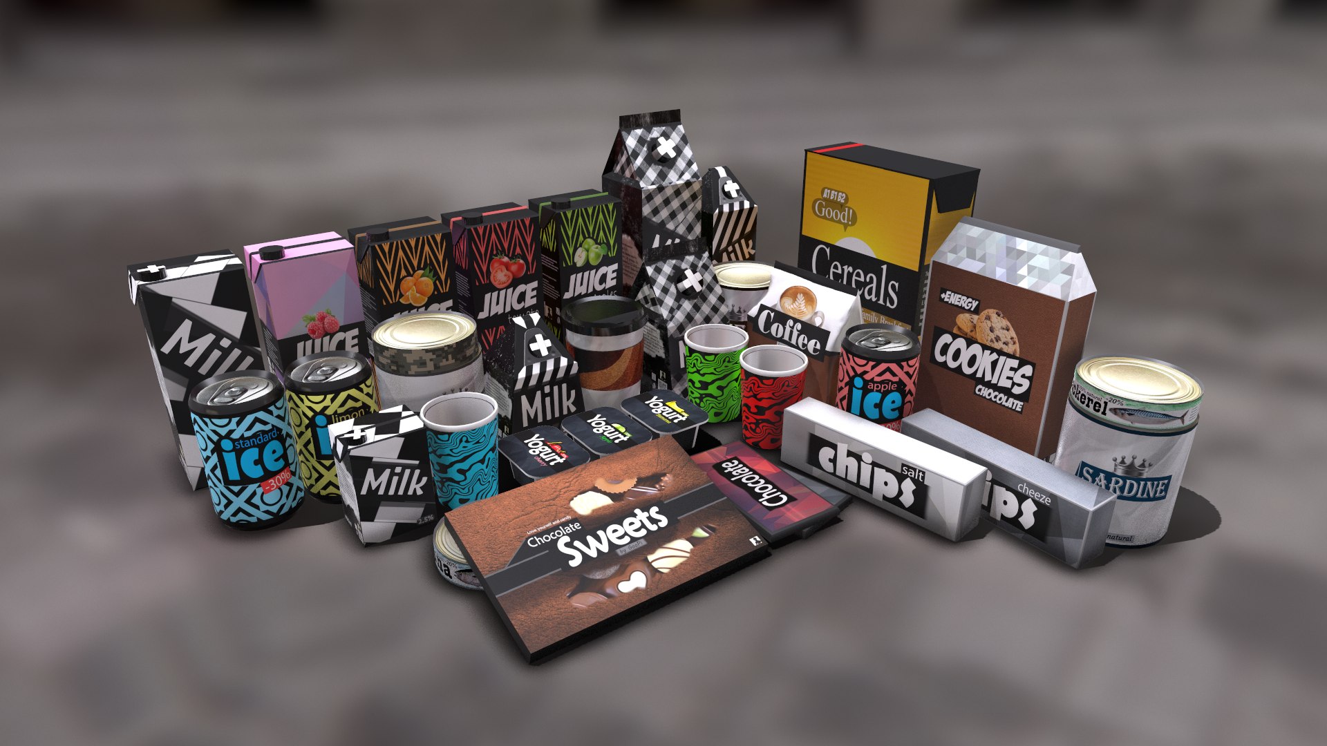 Free Foods Meals Eating 2k 3D Model - TurboSquid 1604528