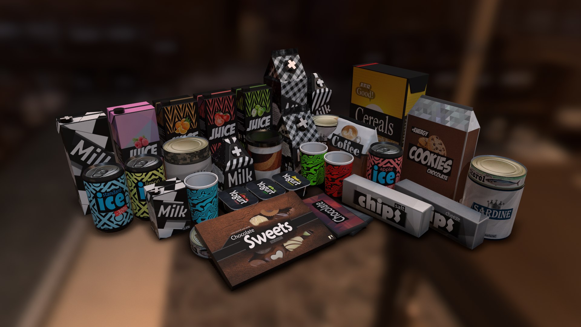 Free Foods Meals Eating 2k 3D Model - TurboSquid 1604528