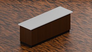 3D model Table Bar Stool