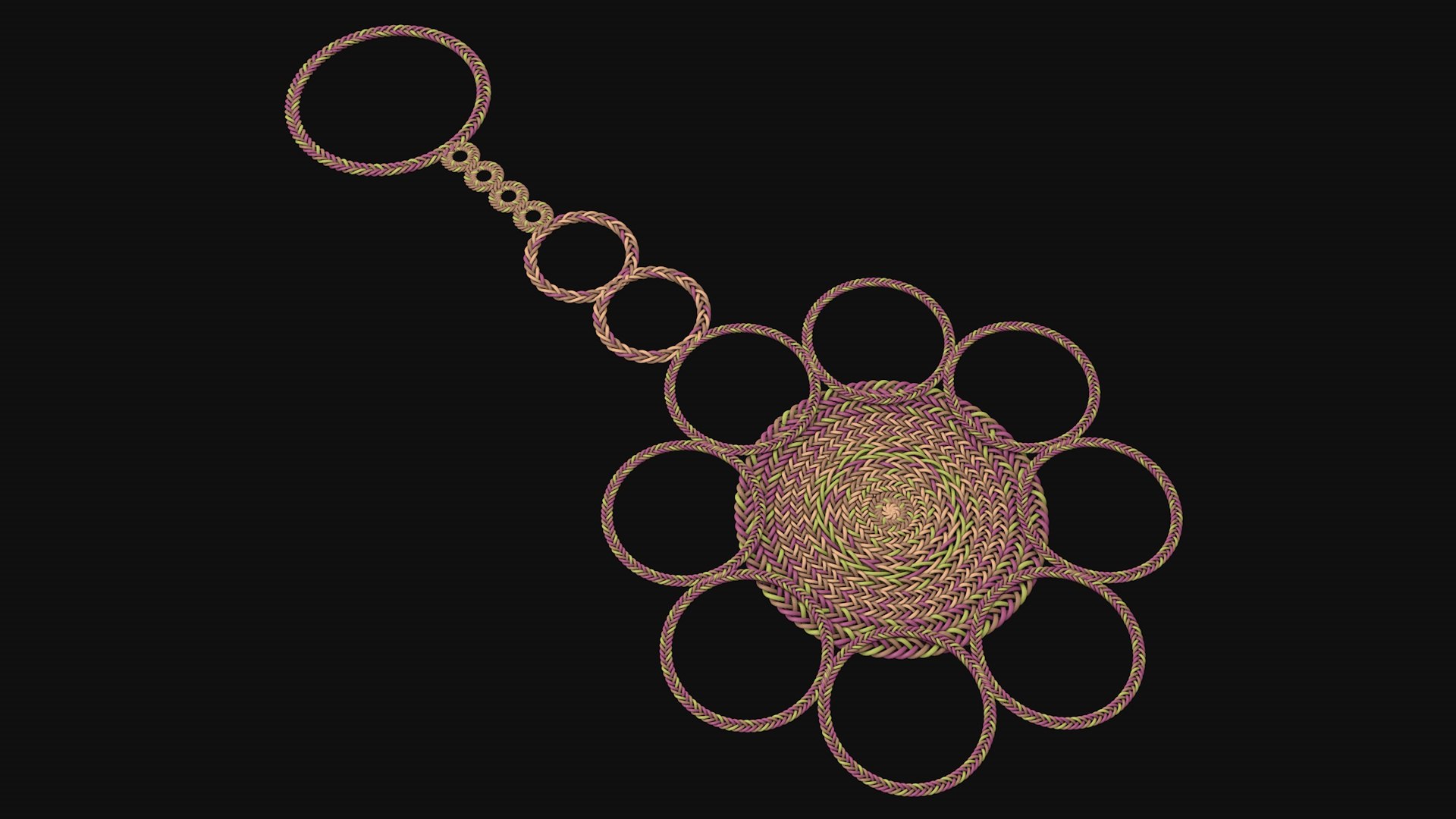 Round Braid Rope PATTERNS 3D Model - TurboSquid 2315847