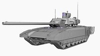 T14 Russian MBT game model 137K